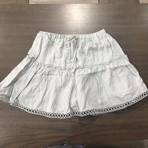 She + Sky Soft Gray Skirt